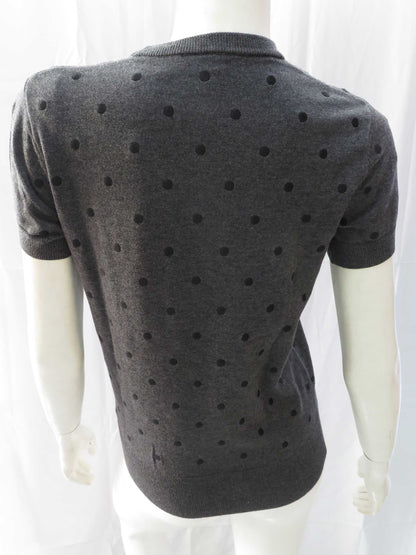 1950's Knit S/S Sweater (graphite marl)