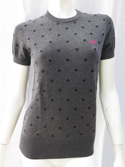 1950's Knit S/S Sweater (graphite marl)