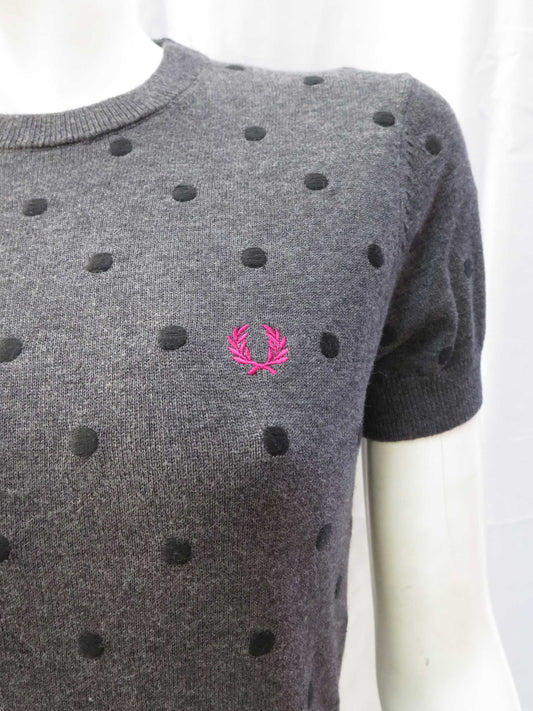1950's Knit S/S Sweater (graphite marl)