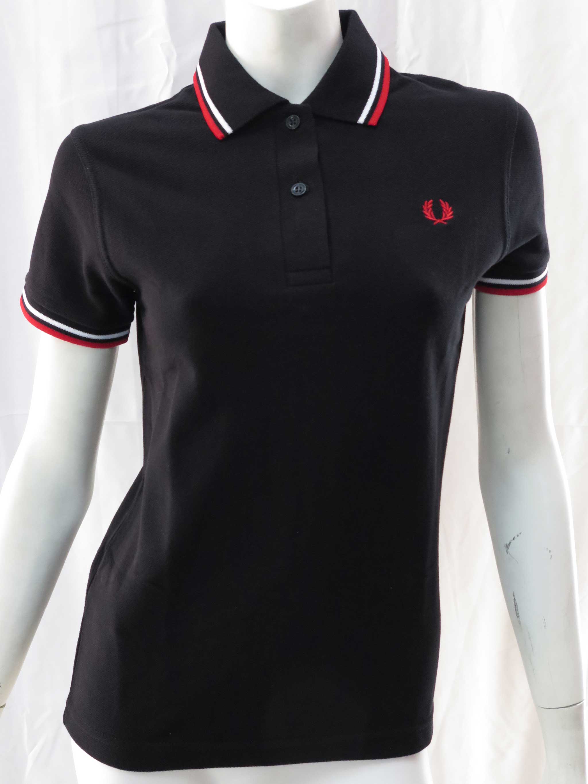 Fred perry womens polo clearance sale