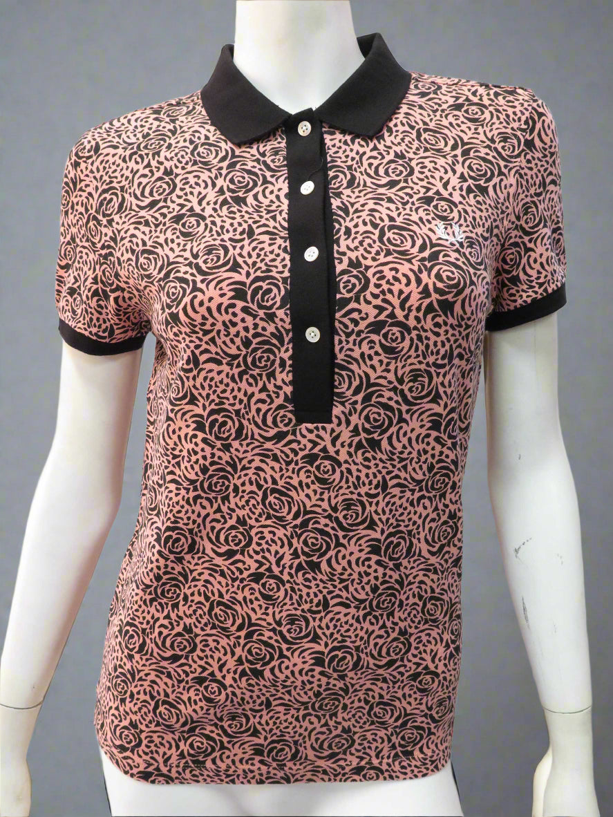 LADIES ROSE PRINT SHIRT (DESERT ROSE)