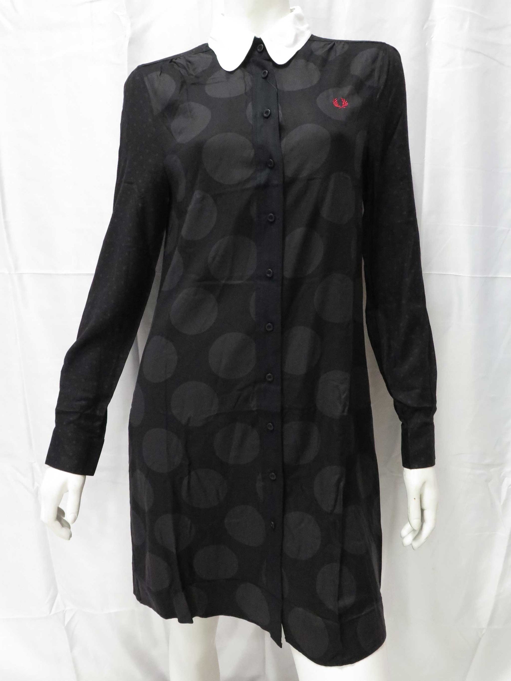 FRED PERRY DOUBLE DOT SHIRT DRESS