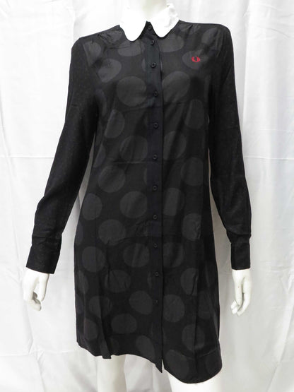 FRED PERRY DOUBLE DOT SHIRT DRESS