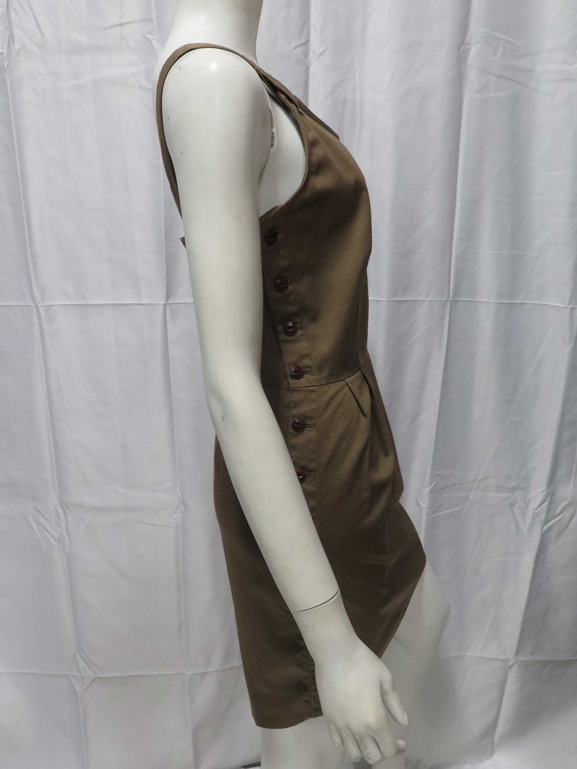 Ladies Fred Perry Apron Dress (Silver Mink) Posers Hollywood Ladies Fred Perry Apron Dress (Silver Mink) Posers Hollywood