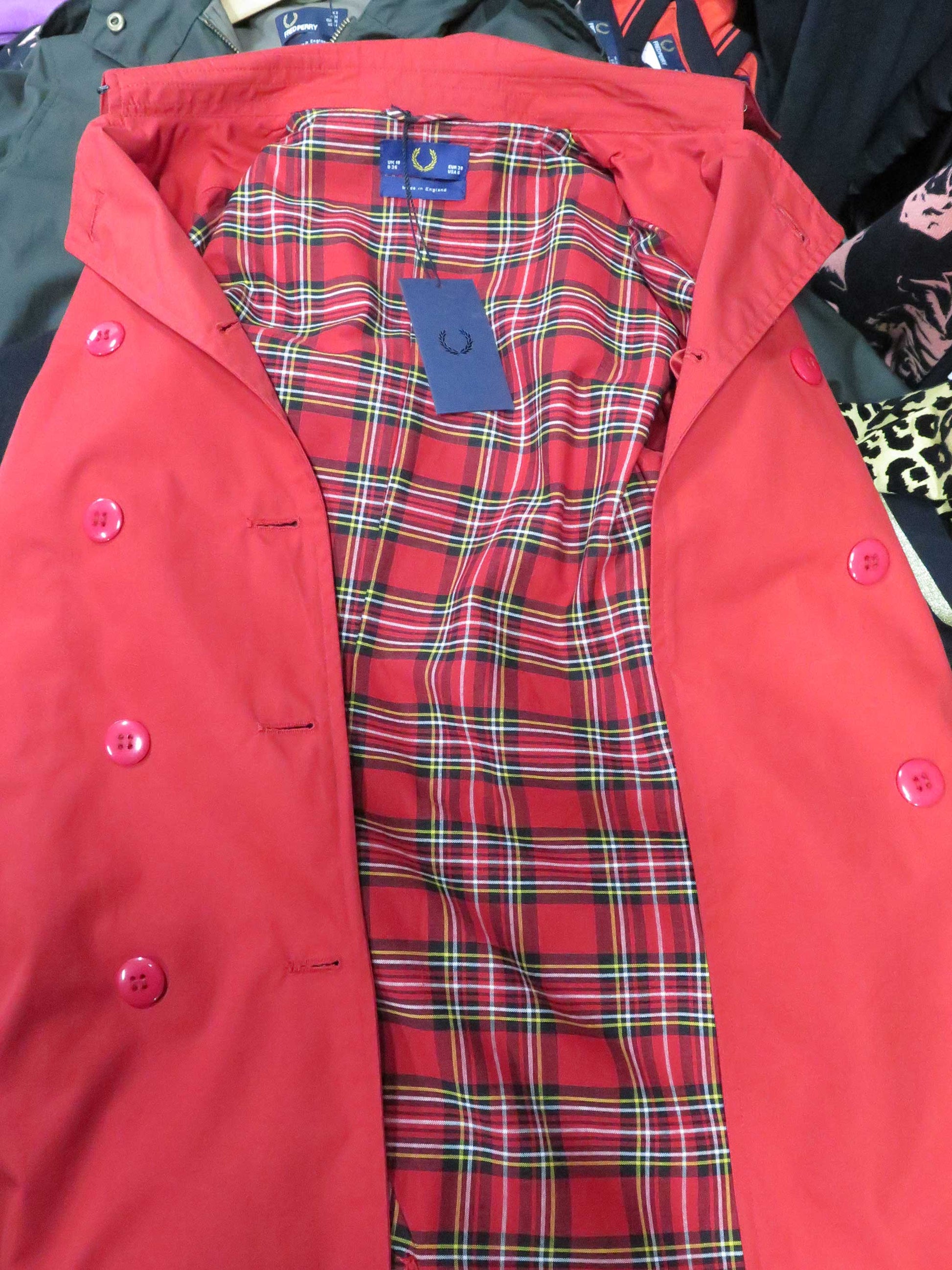 Double Breasted Coat (red)