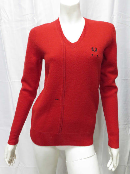 V-Neck Jumper (samba red)