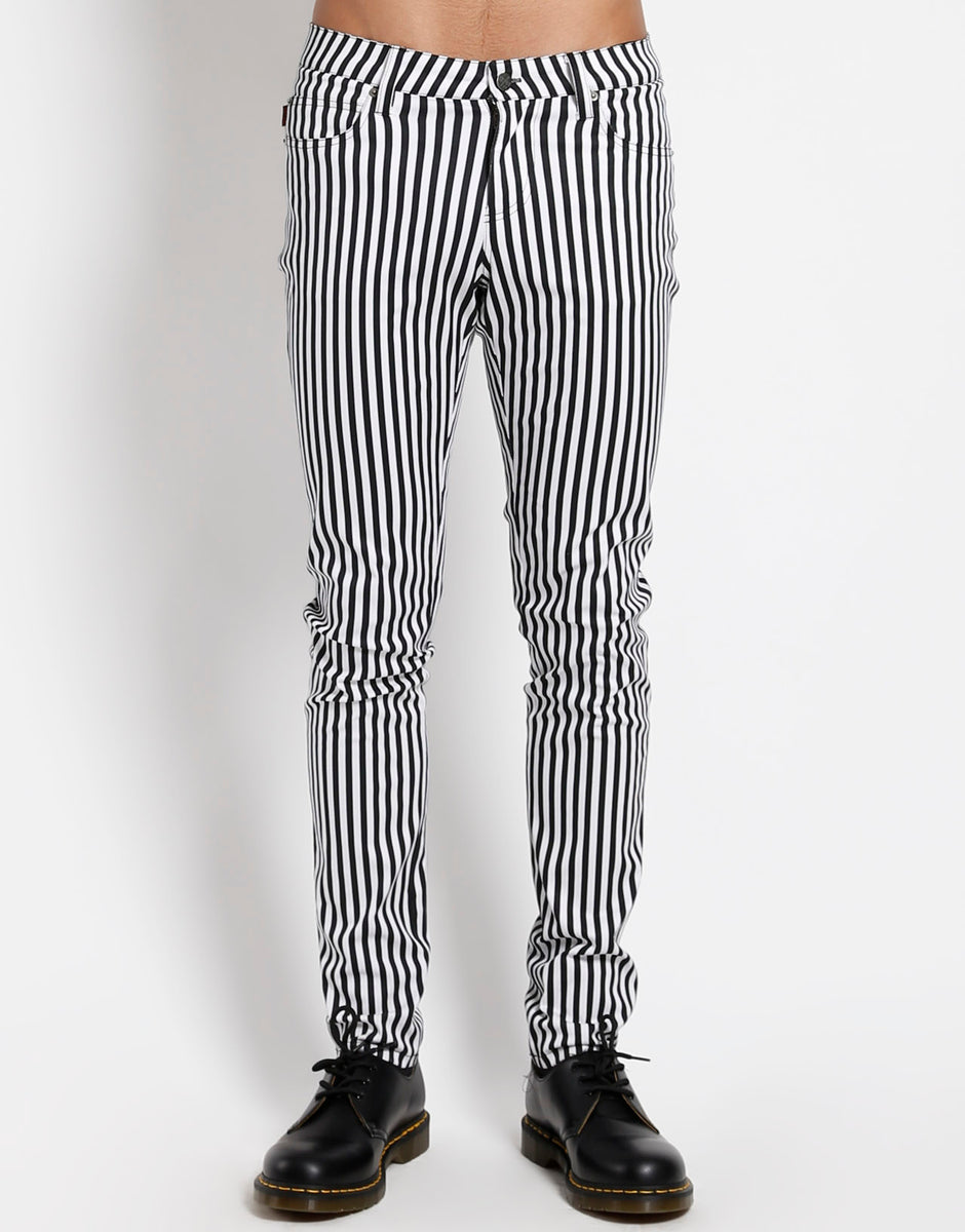 NARROW STRIPE ROCKER JEAN