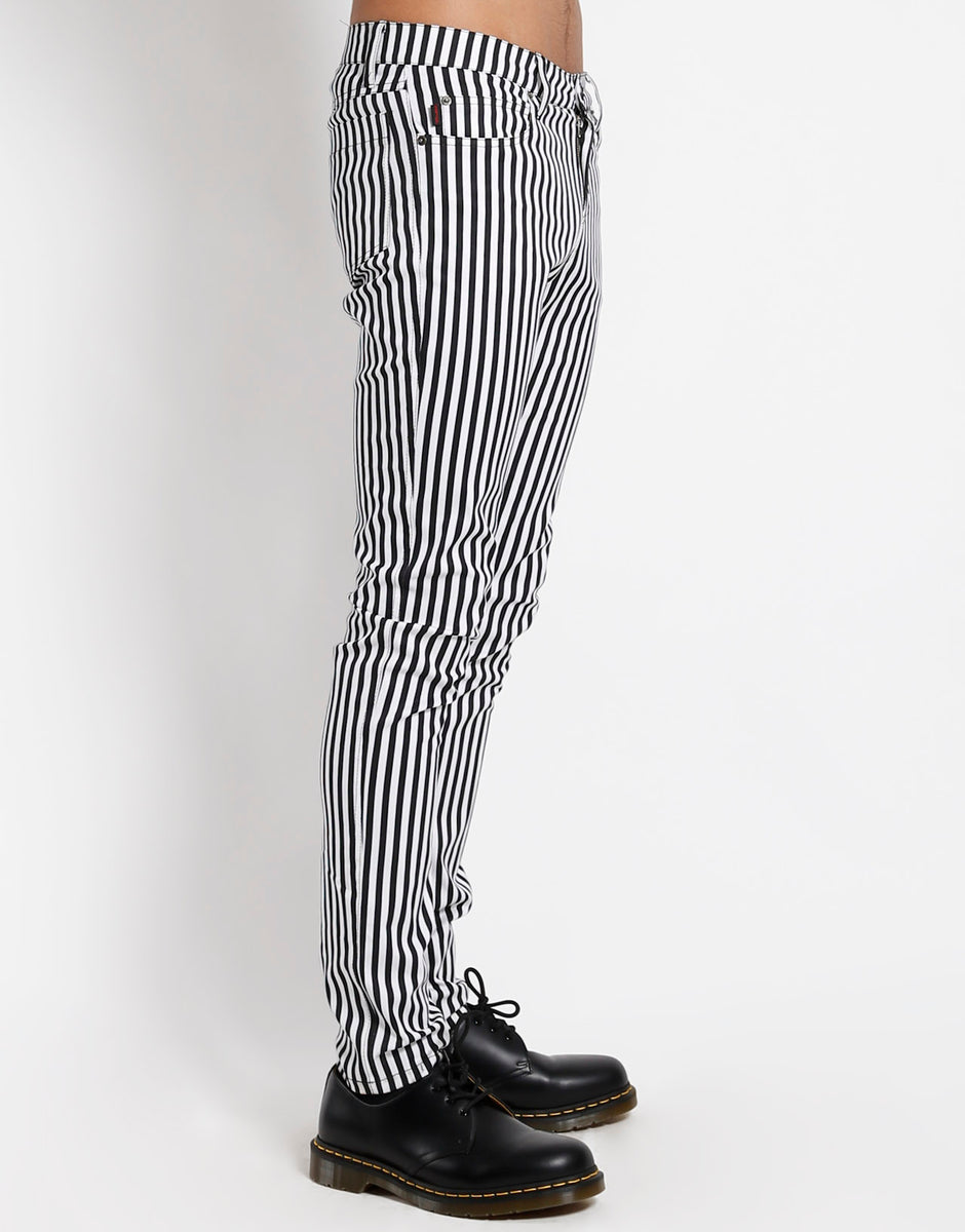NARROW STRIPE ROCKER JEAN