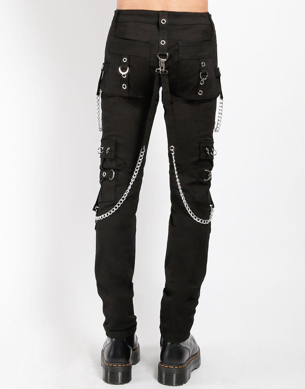 BLACK & BLACK STITCH NO EXCUSE PANT