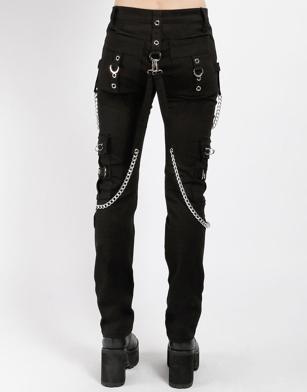 BLACK & BLACK STITCH NO EXCUSE PANT