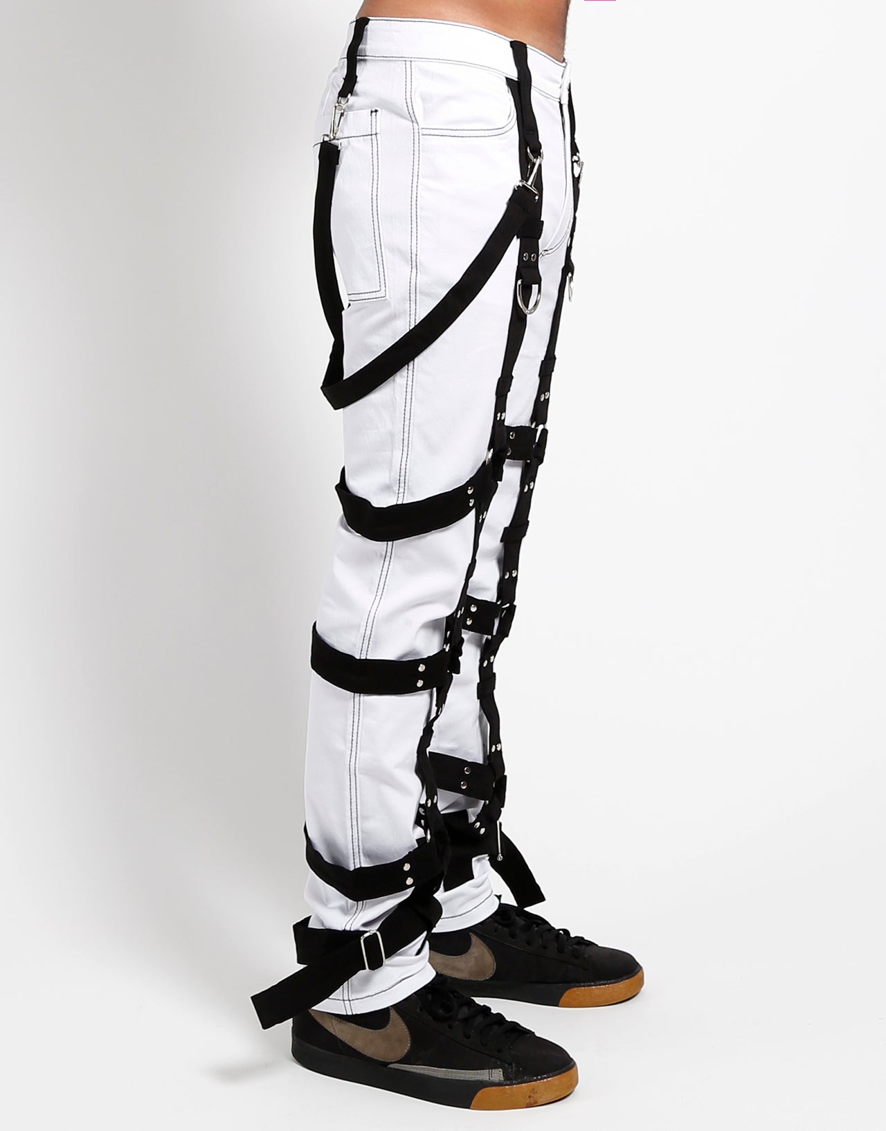 THE WHITE HARNESS PANT
