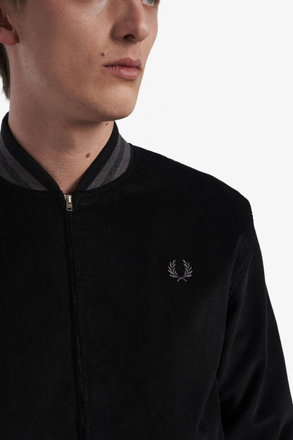 FRED PERRY MIE NEEDLECORD TENNIS BOMBER