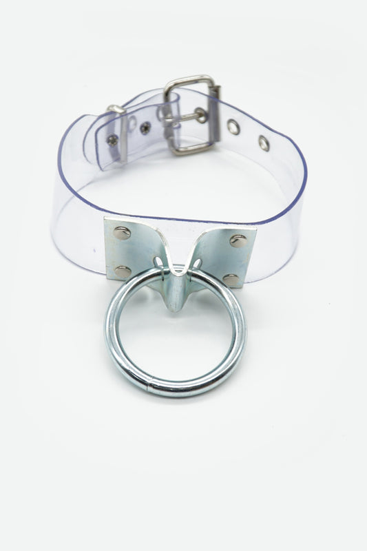 THICK BIG OL HOOP PERSPEX CHOKER
