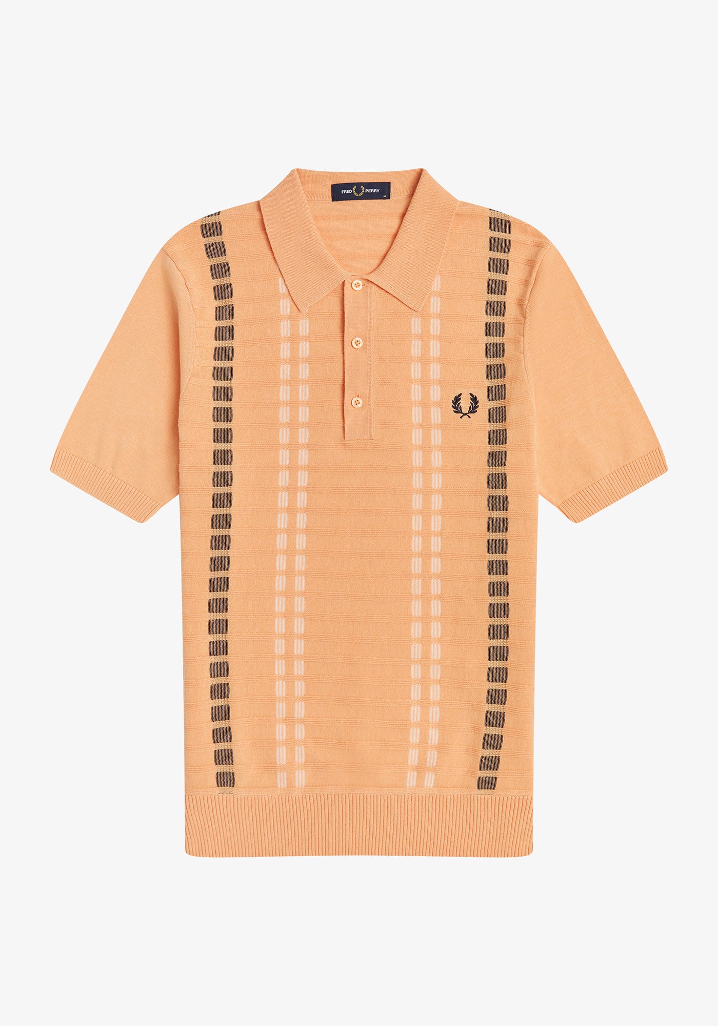 Fred Perry Broken Stripe Knitted Shirt