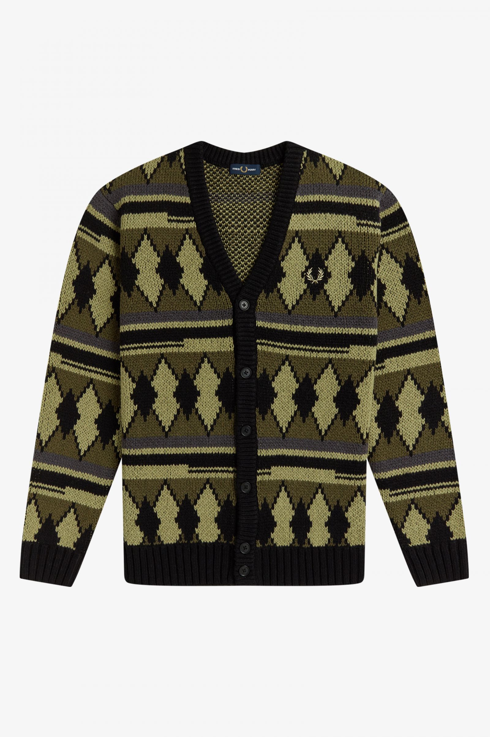 Mens hotsell jacquard cardigan