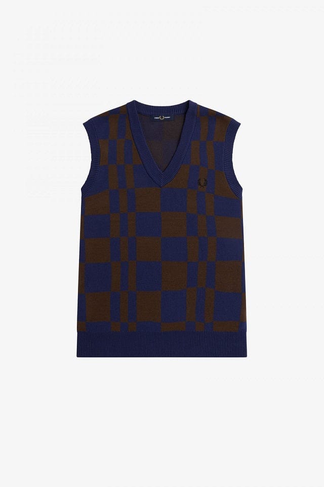 Chequerboard Knitted Tank – Posers Hollywood