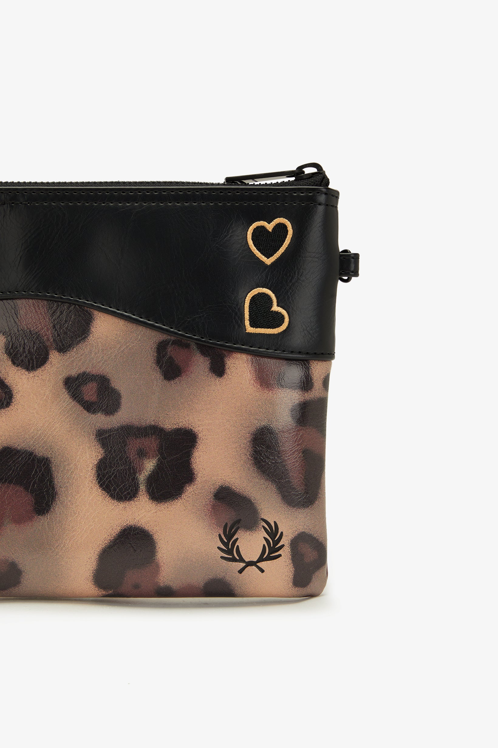 FRED PERRY X AMY WINEHOUSE LEOPARD PRINT SIDE BAG