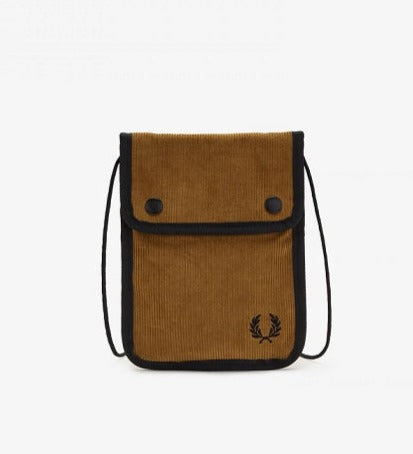 Branded Corduroy Pouch