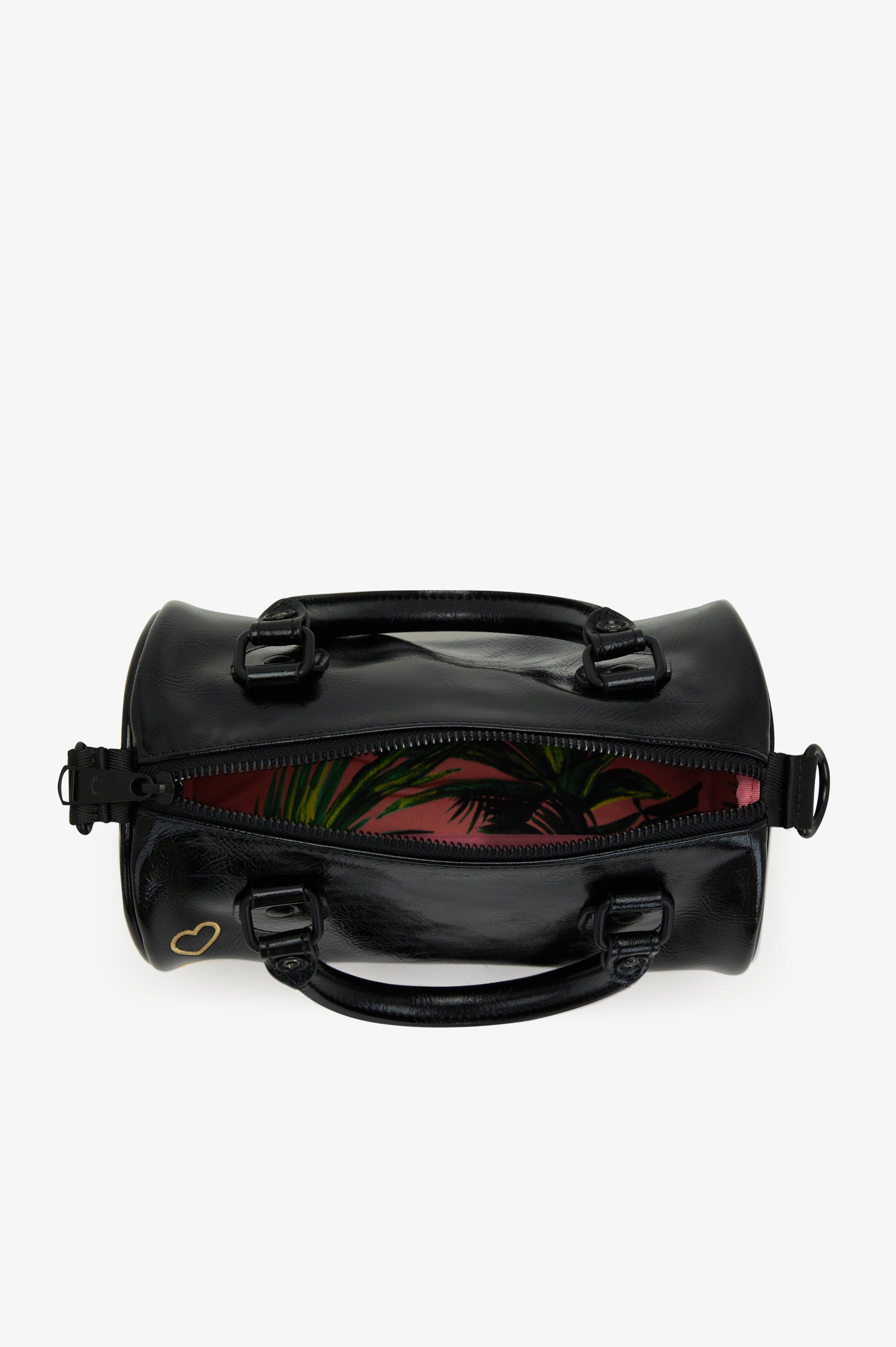 J Crew Barrel Bag Purse Shoulder Floral Leather Trim Chain Strap Mini | eBay