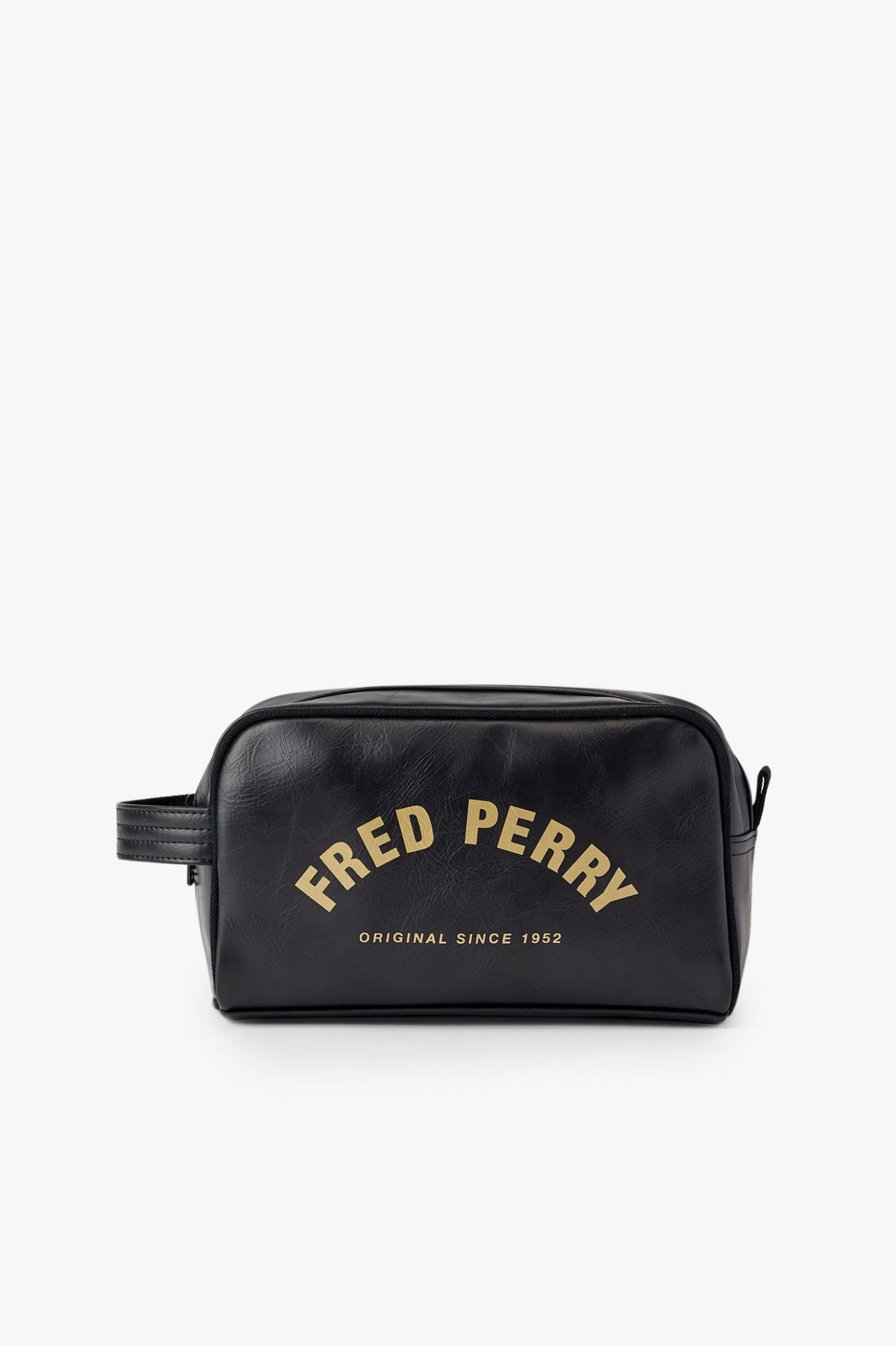 FRED PERRY ARCH BRANDED PU WASH BAG