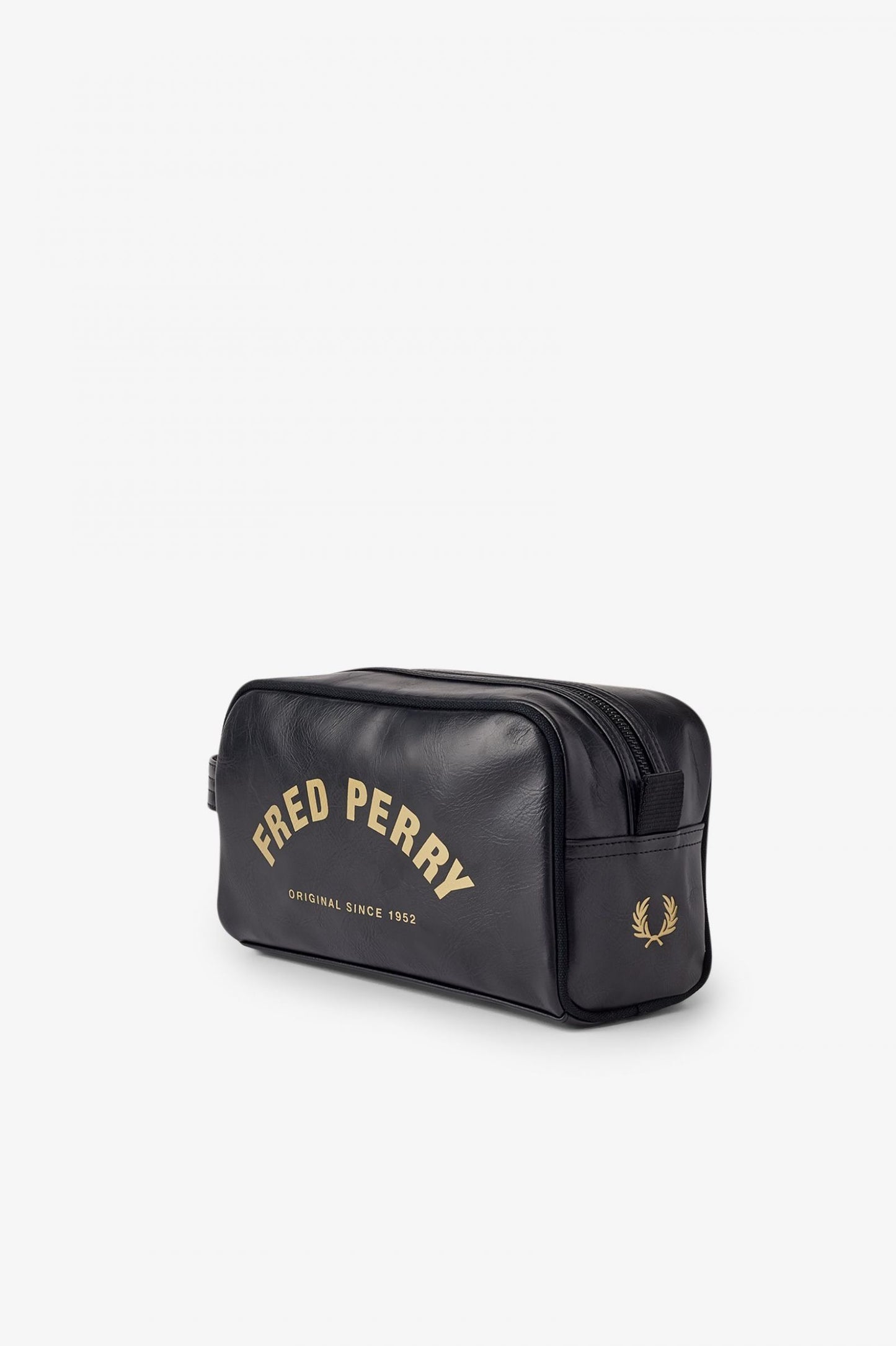 FRED PERRY ARCH BRANDED PU WASH BAG