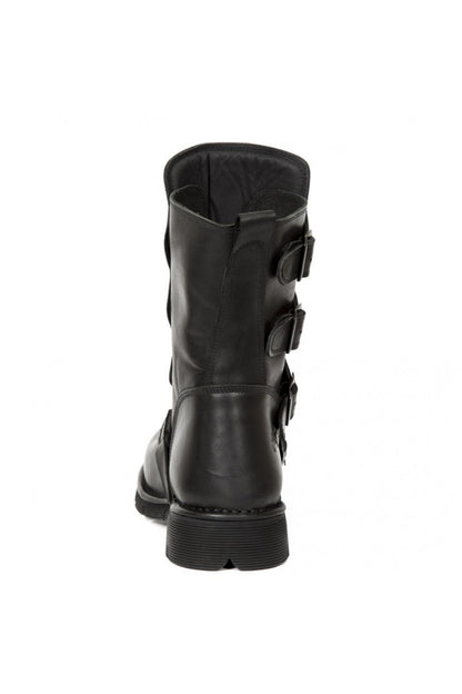 BLACK LEATHER BOOT