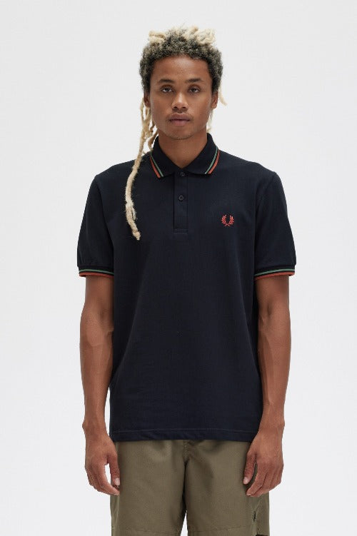 FRED PERRY TWIN TIPPED SHIRT