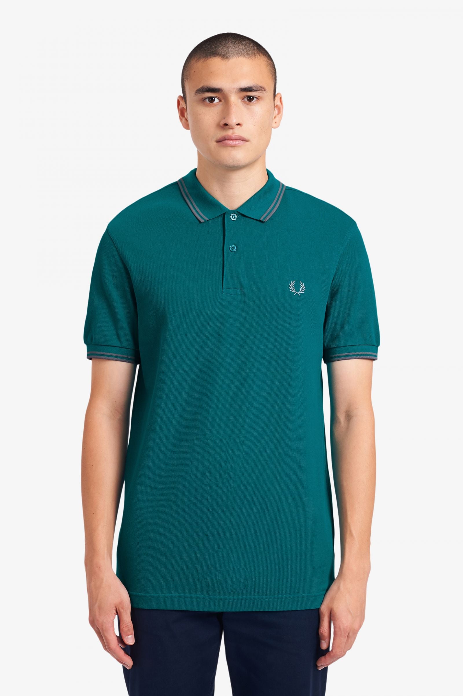 TWIN TIPPED FRED PERRY SHIRT