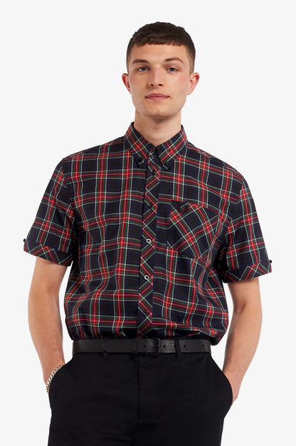 MADE IN ENGLAND Fred Perry Tartan Short Sleeve