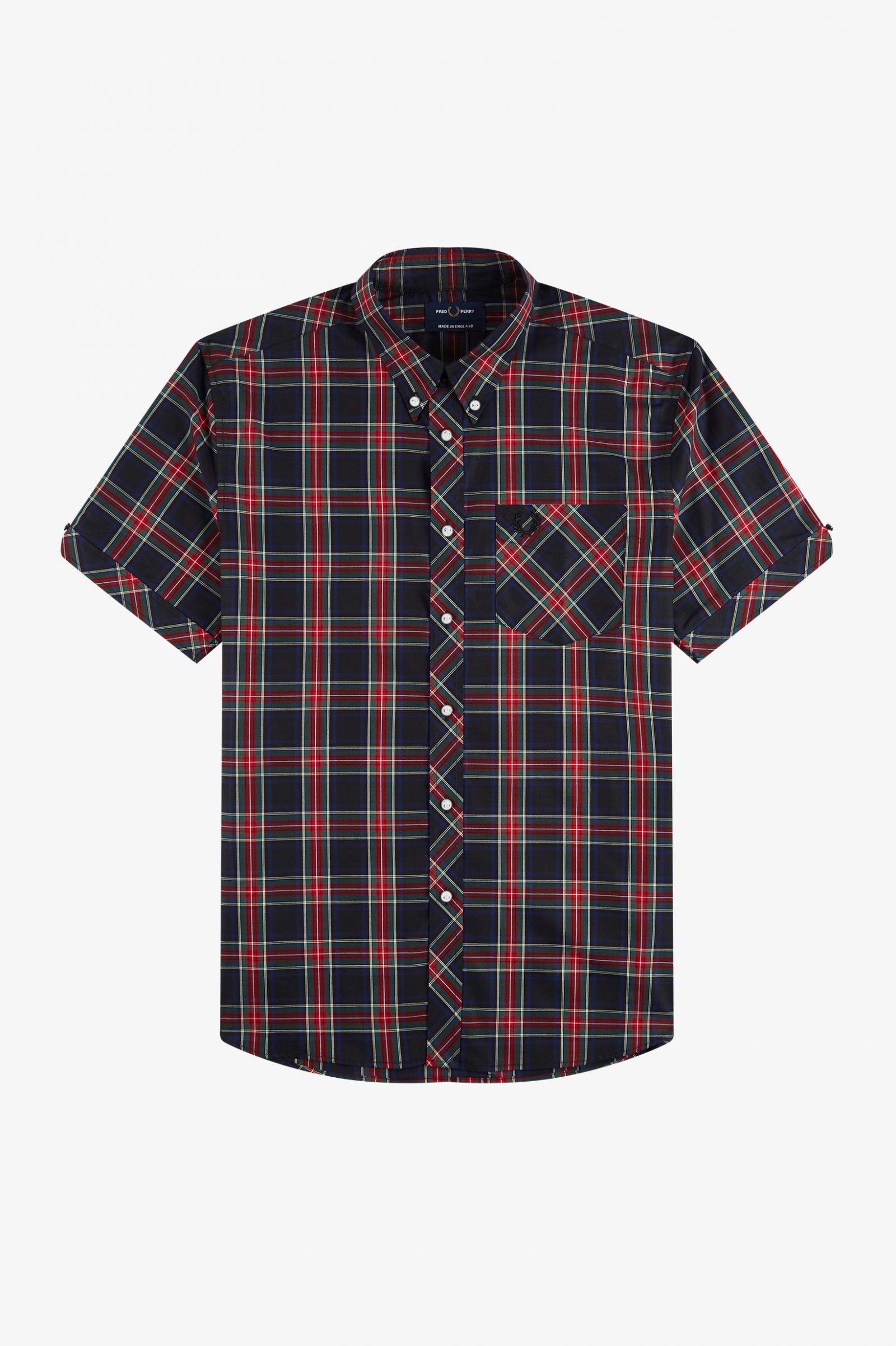 MADE IN ENGLAND Fred Perry Tartan Short Sleeve – Posers Hollywood