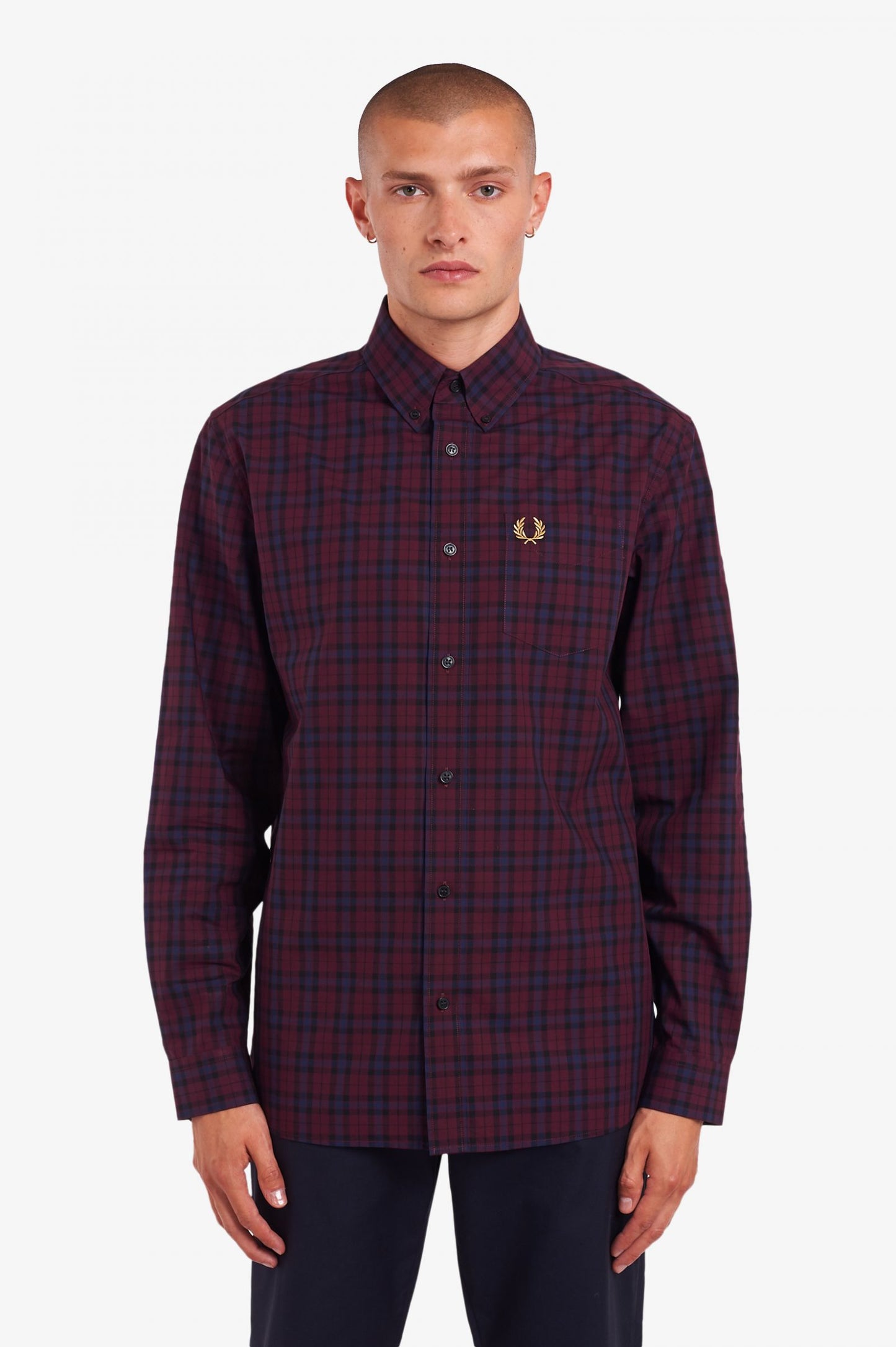 Winter Tartan Long Sleeve (mahogany)