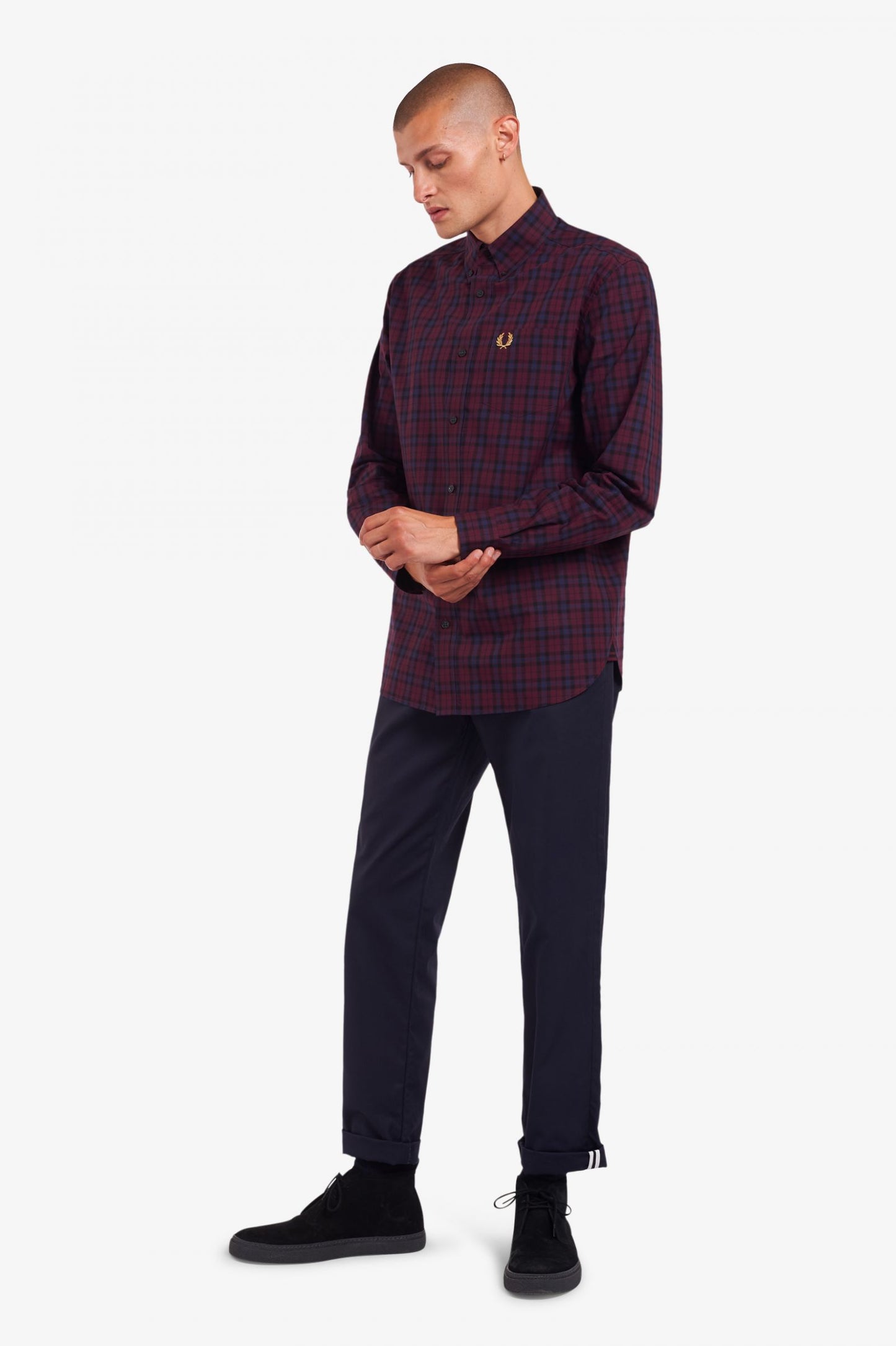 Winter Tartan Long Sleeve (mahogany)