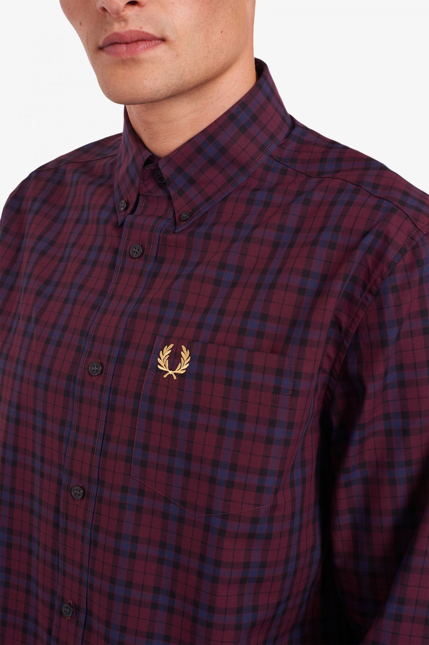 Winter Tartan Long Sleeve (mahogany)