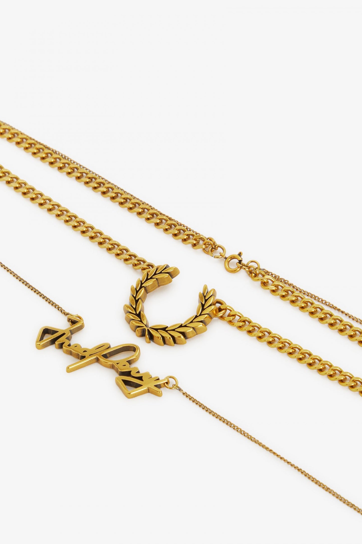 Fred Perry Double Chain Necklace