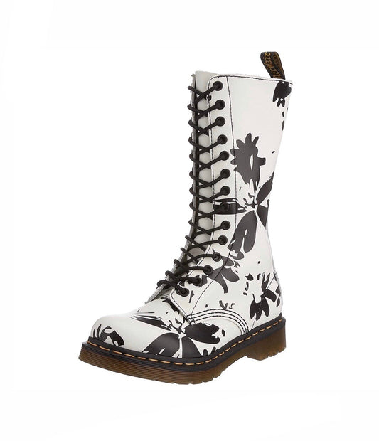 PETULA BLOOM WHITE LAMPER BOOT