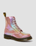 1460 Pascal Pink Iridescent Texture Boots – Posers Hollywood