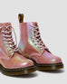 1460 Pascal Pink Iridescent Texture Boots â Posers Hollywood