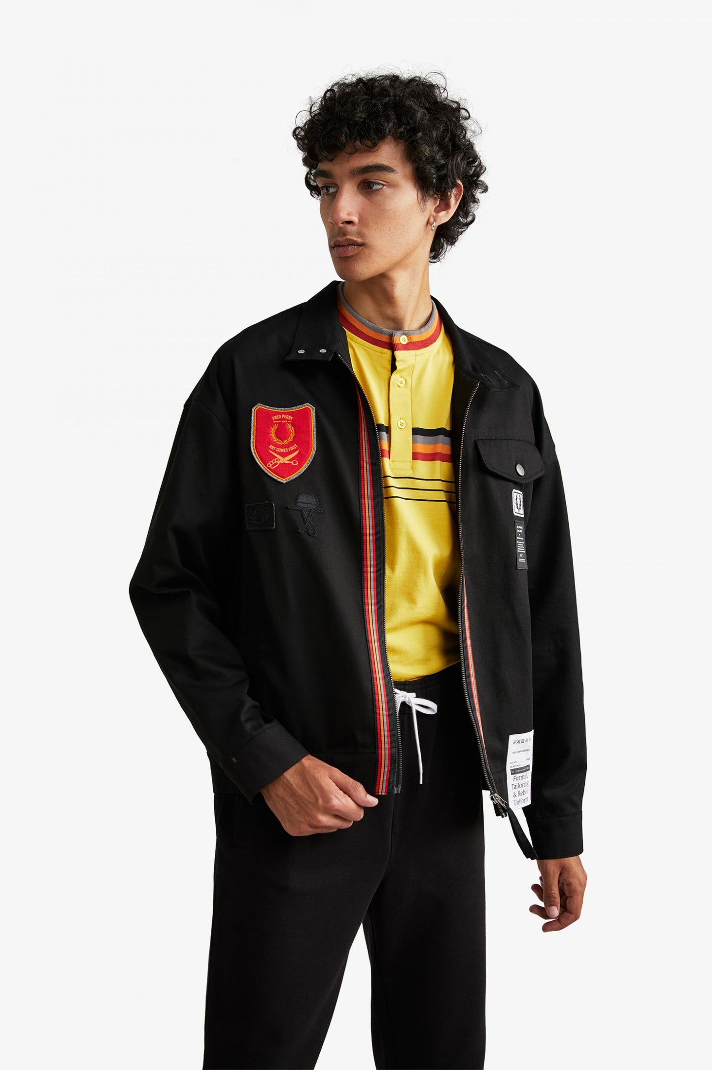 Shield Patch Harrington Jacket