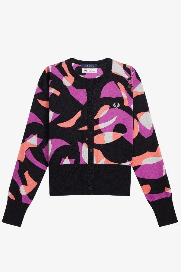 AMY WINEHOUSE ABSTRACT CARDIGAN
