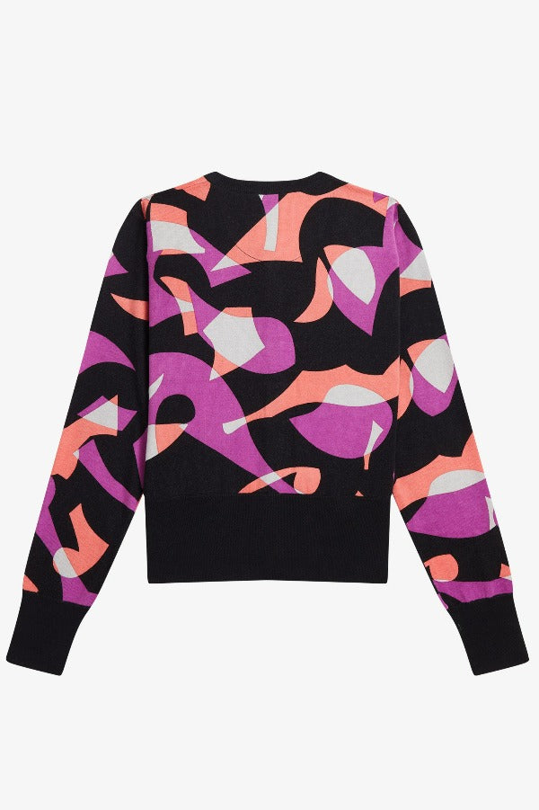 AMY WINEHOUSE ABSTRACT CARDIGAN