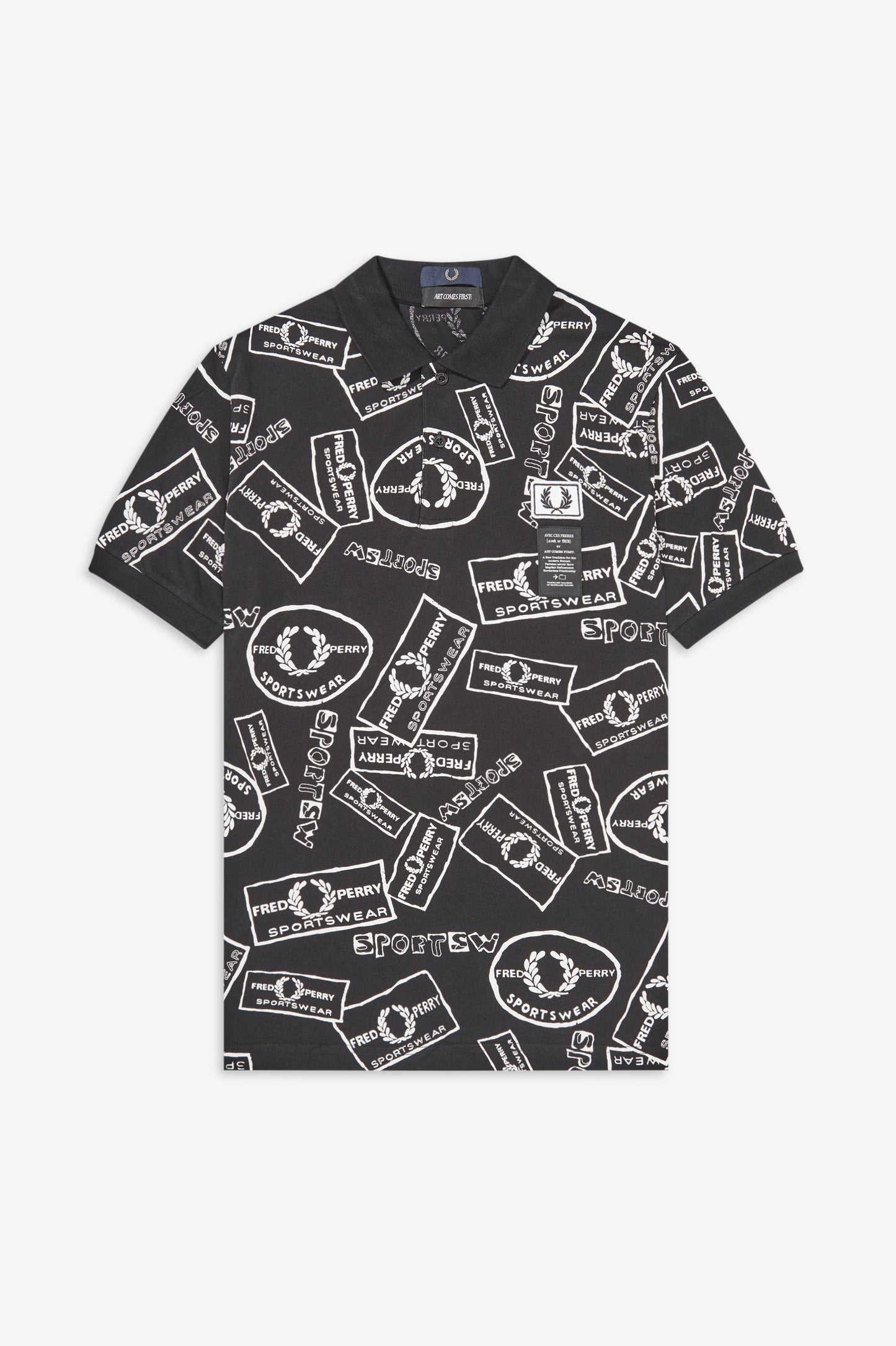 Multi Print Polo Shirt