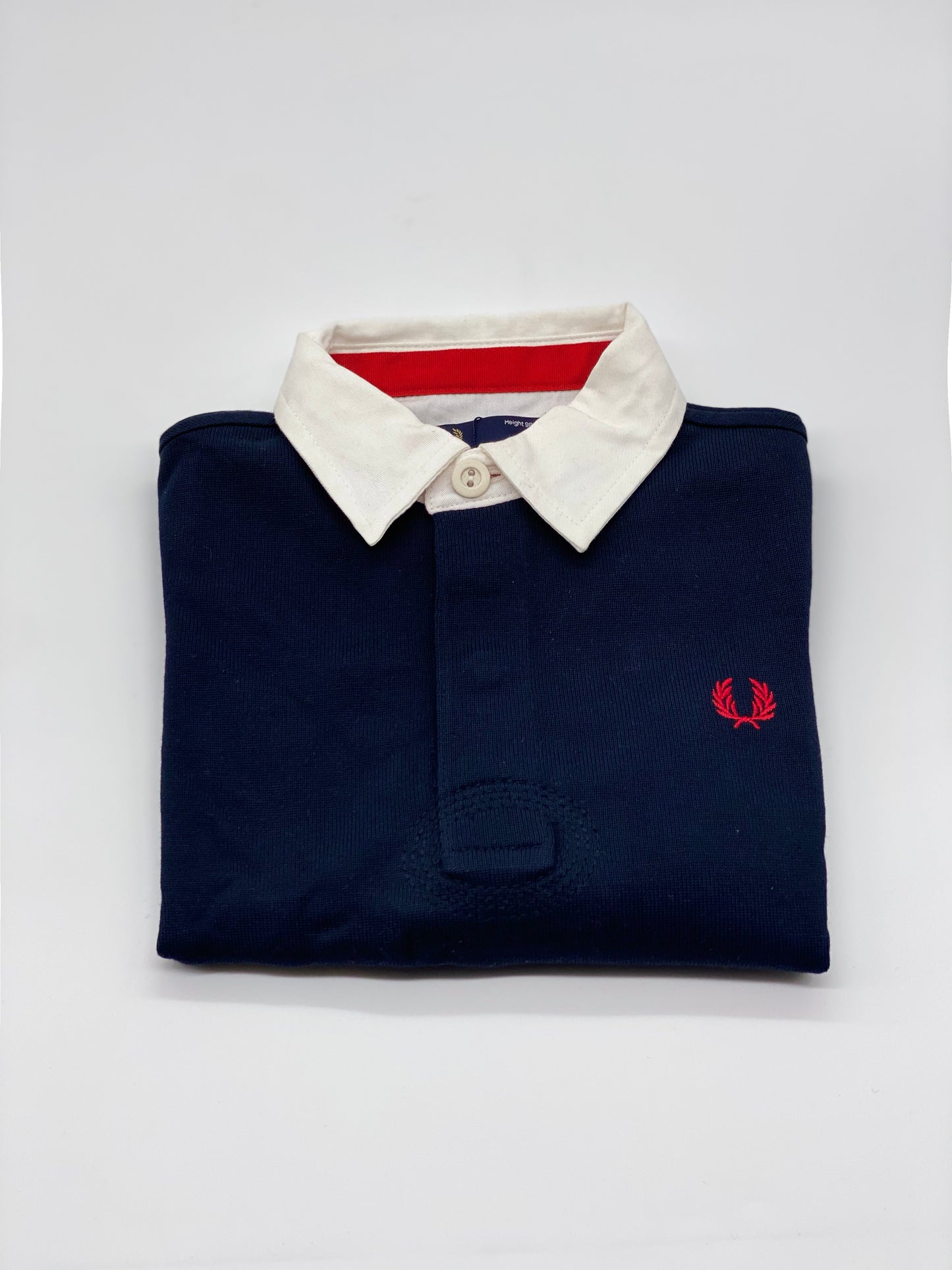 KIDS NAVY FRED PERRY RUGBY SHIRT