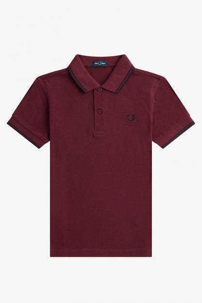 KIDS TWIN TIPPED FRED PERRY SHIRT