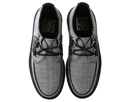 T.U.K B/W/R PLAID VIVA LOW CREEPER