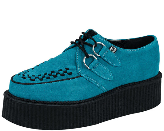 T.U.K TURQUOISE SUEDE VIVA MONDO CREEPER