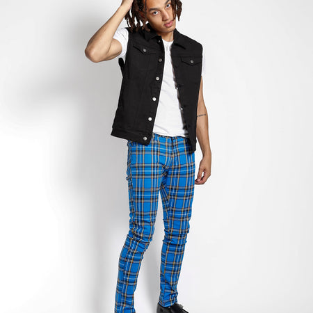 how to sew a rocker on dress blues Tripp NYC Royal Plaid Jean – Posers Hollywood Rewards Members Extra 10% off NH FEB 2025 v neck black dress Color:Aubergine