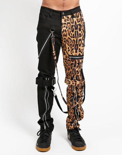TRIPP NYC SPLIT LEG PLAID BONDAGE PANT