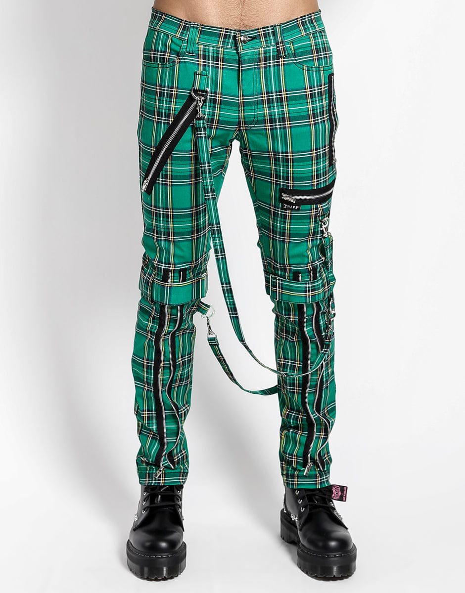 R*u様 wrstwrstwrst plaid bondage pants ch Tripp NYC Tartan Plaid Bondage Pants – Posers Hollywood