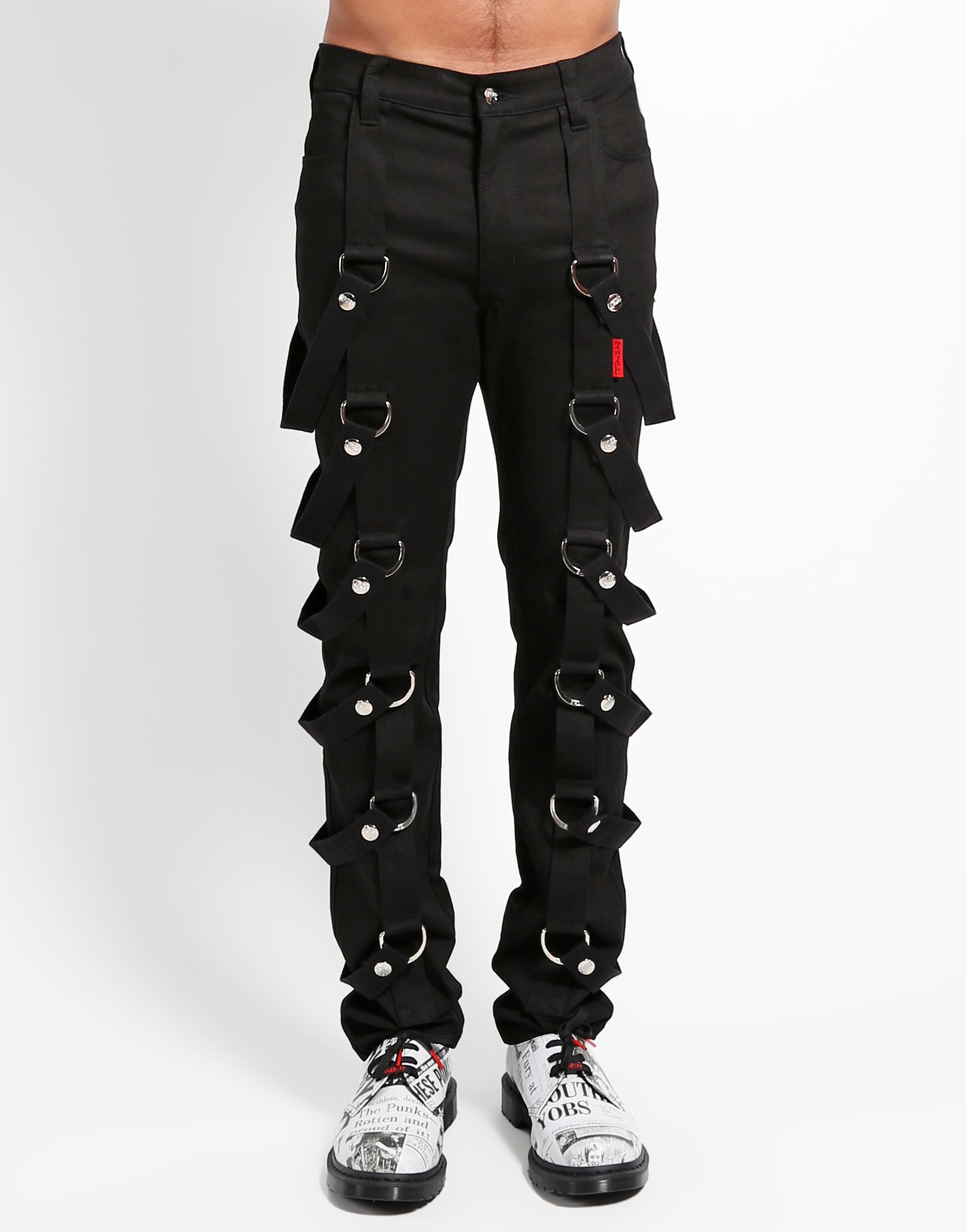 【TRIPP nyc】HARNESS PANTS(付属の紐なし) Tripp Nyc Black The Harness Pant – Posers Hollywood