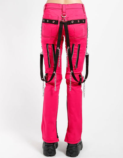 TRIPP N.Y.C. PINK STUDDED BONDAGE PANT